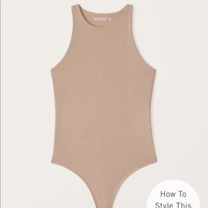 NEVER WORN Abercrombie & Fitch Double Layered Seamless Fabric Scuba Bodysuit